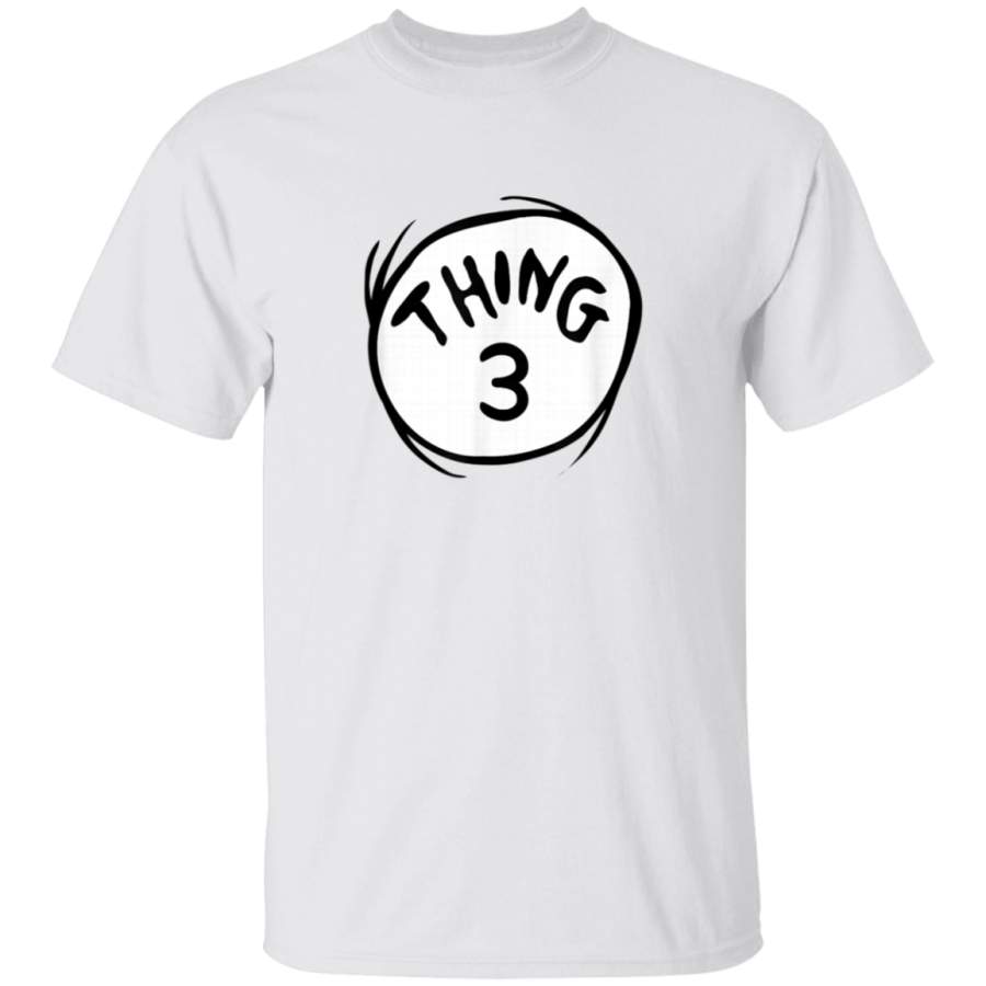 Dr Seuss Thing 3 Emblem Color Option TShirt