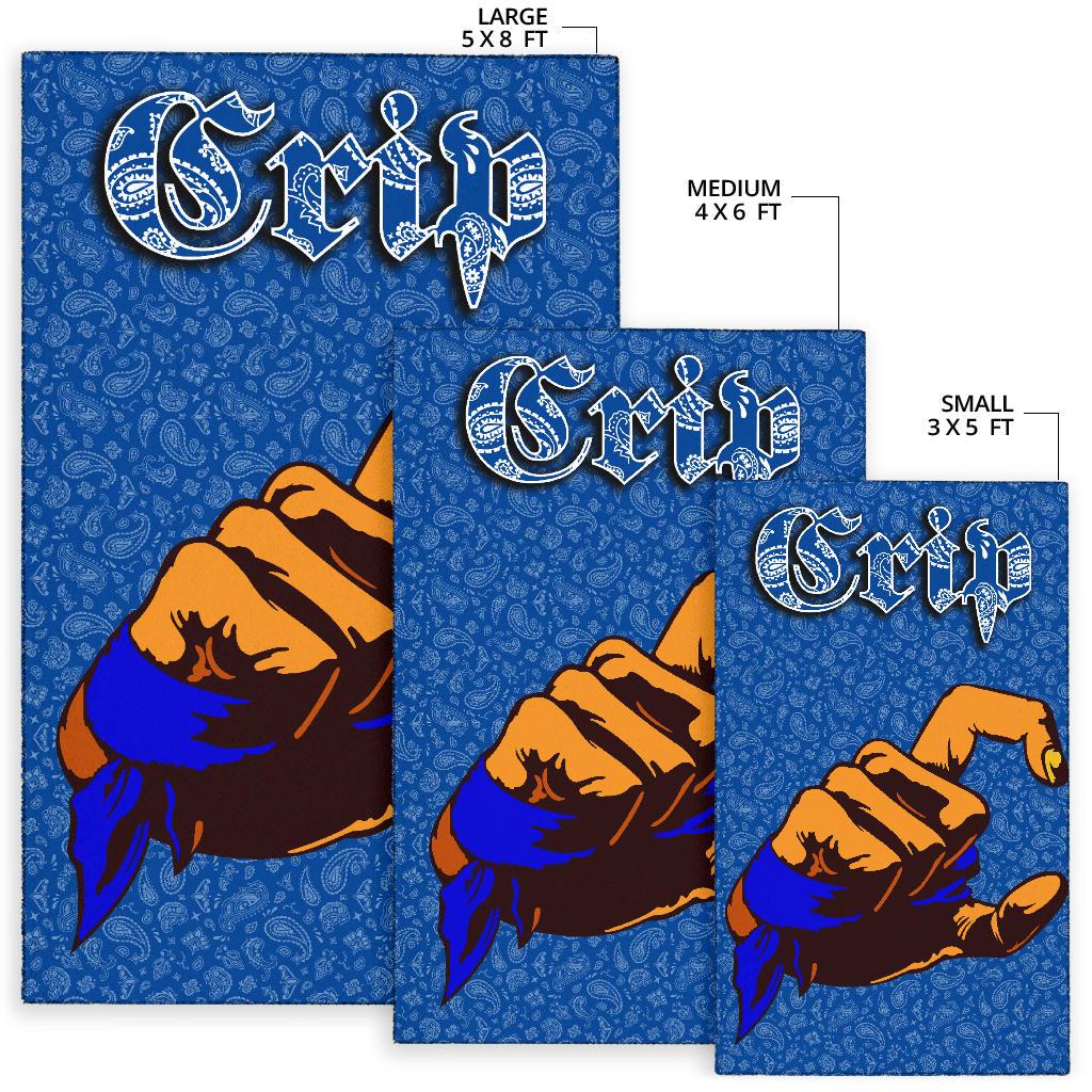 Crips Gang Area Rug A31 Wardrobe Collective