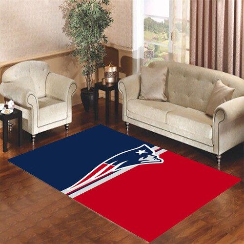 Logo Wallpaper New England Patriots Living Room Carpet Rugs