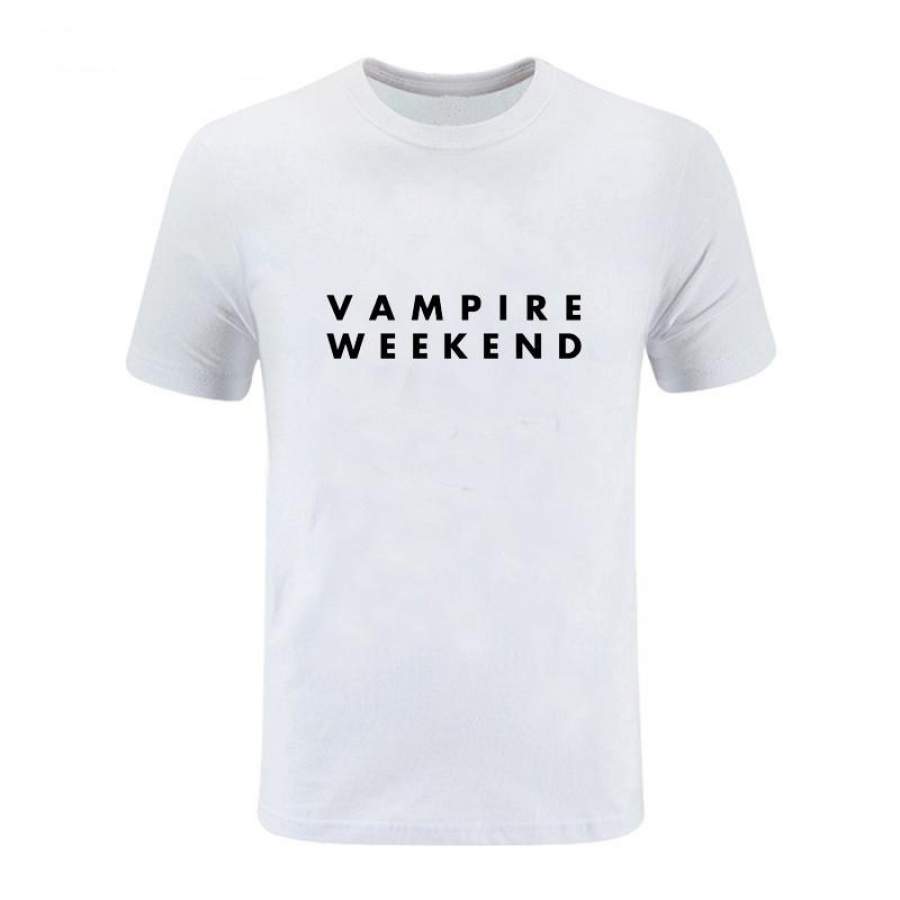 Men’S High Quality Print Summer T-Shirt Vampire Weekend Shirt Indie Rock Fashion T-Shirt