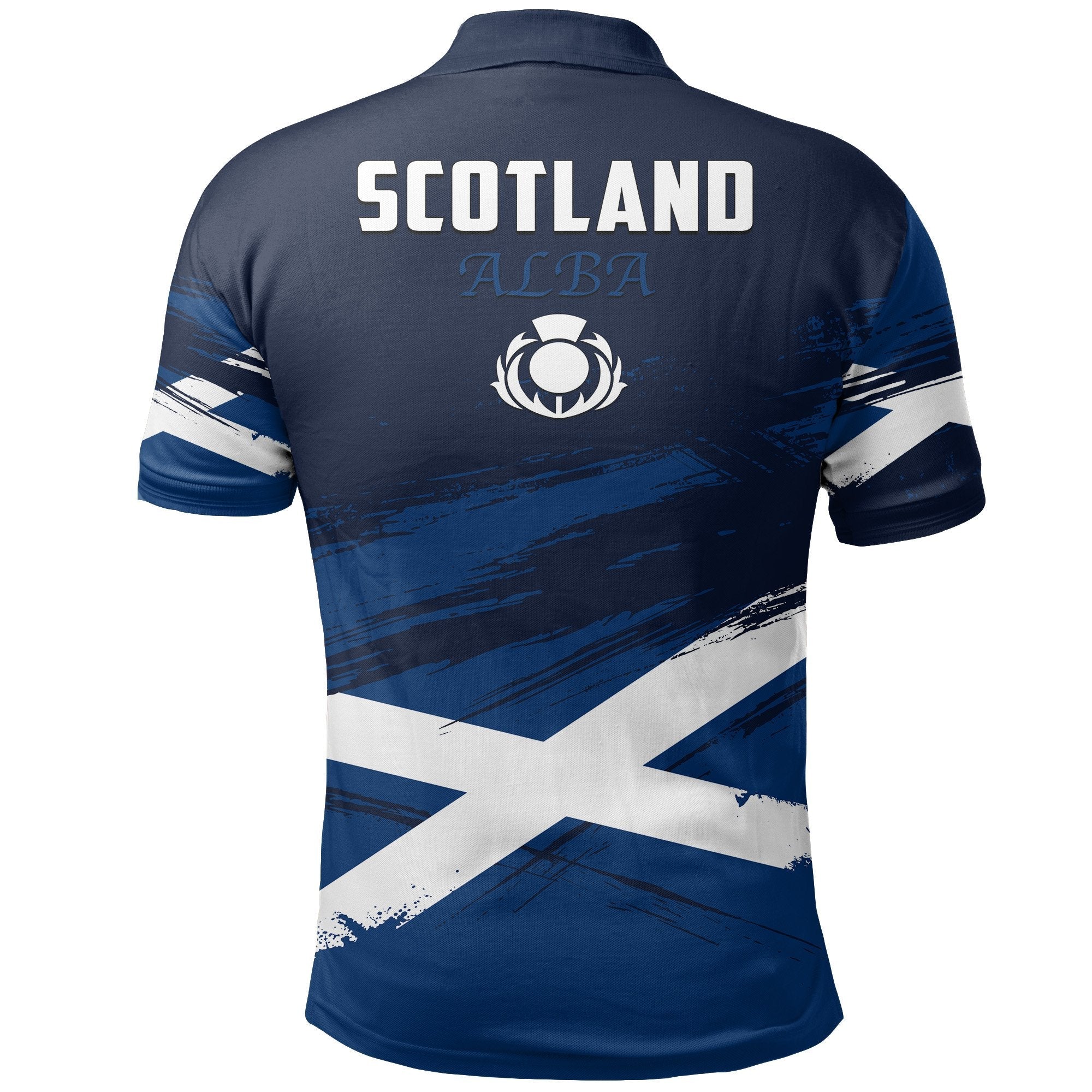 Scotland Rugby Polo Shirt Grunge Version – Cristelarosales Shop