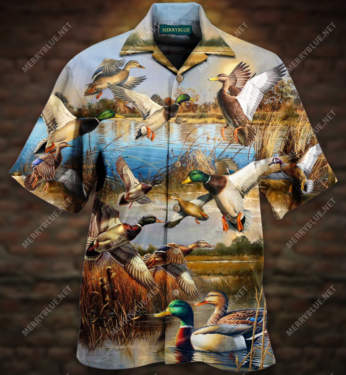 Wild Ducks Are Not They Just Free Unisex Hawaii Shirt Ha12146