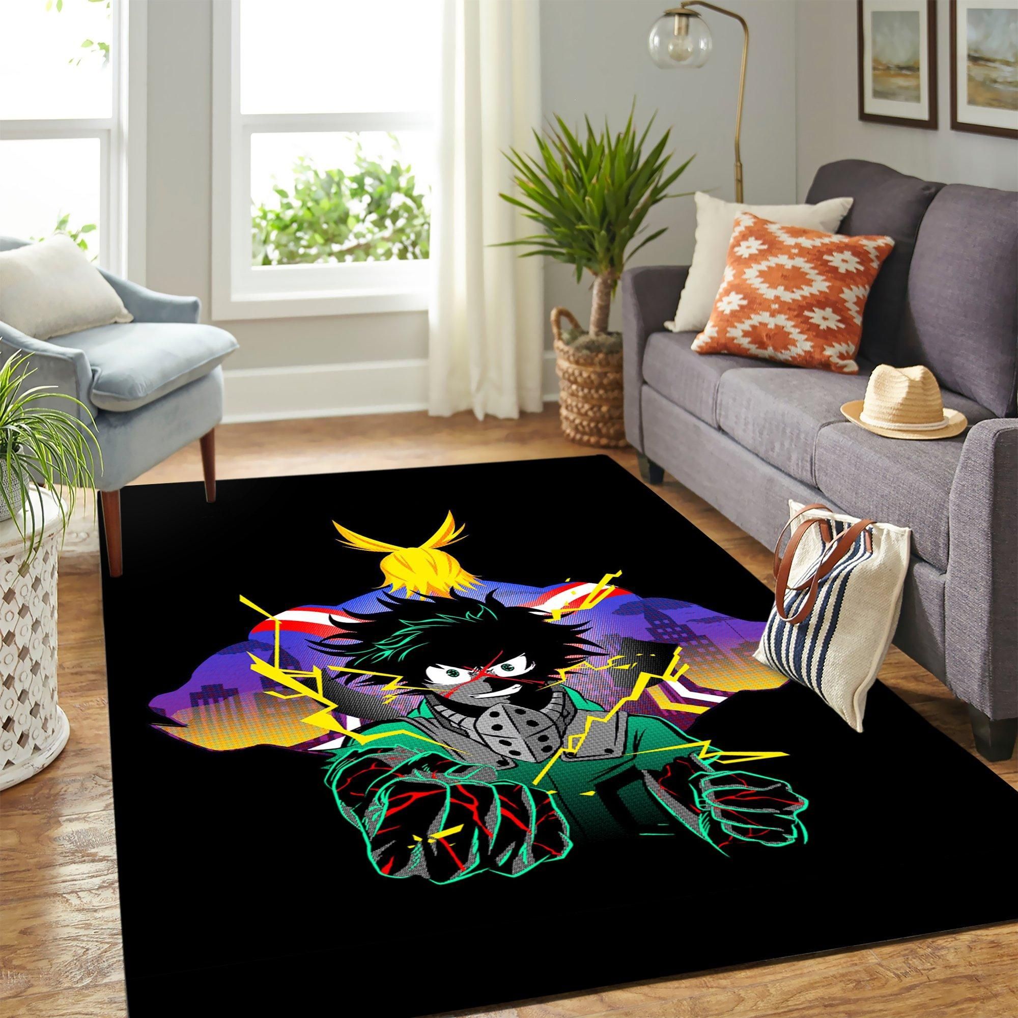 My Hero Academia The Strongest Hero Carpet Area Rug – Home Decor – Bedroom Living Room Décor