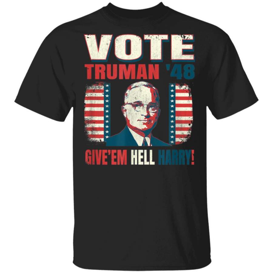 Vote for Harry S. Truman 1948 Campaign Vtg Style unisex T-Shirt