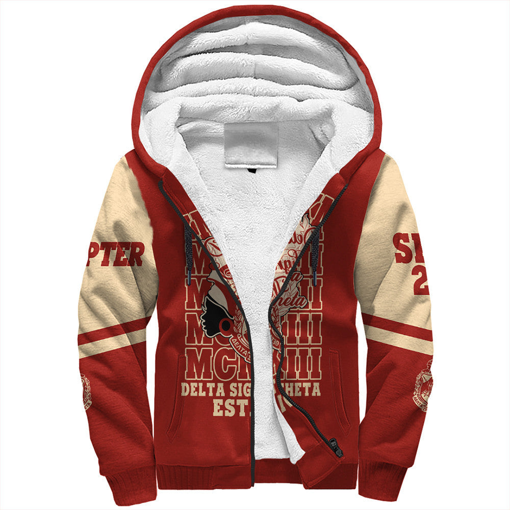 Wonder Print Shop Hoodie – Personalized Delta Sigma Theta Mcm Style Sherpa Hoodie