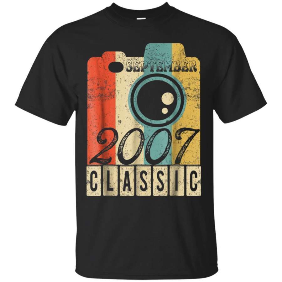 AGR Retro Classic Vintage September 2007 11th Birthday Gift 11 Jaq T-shirt