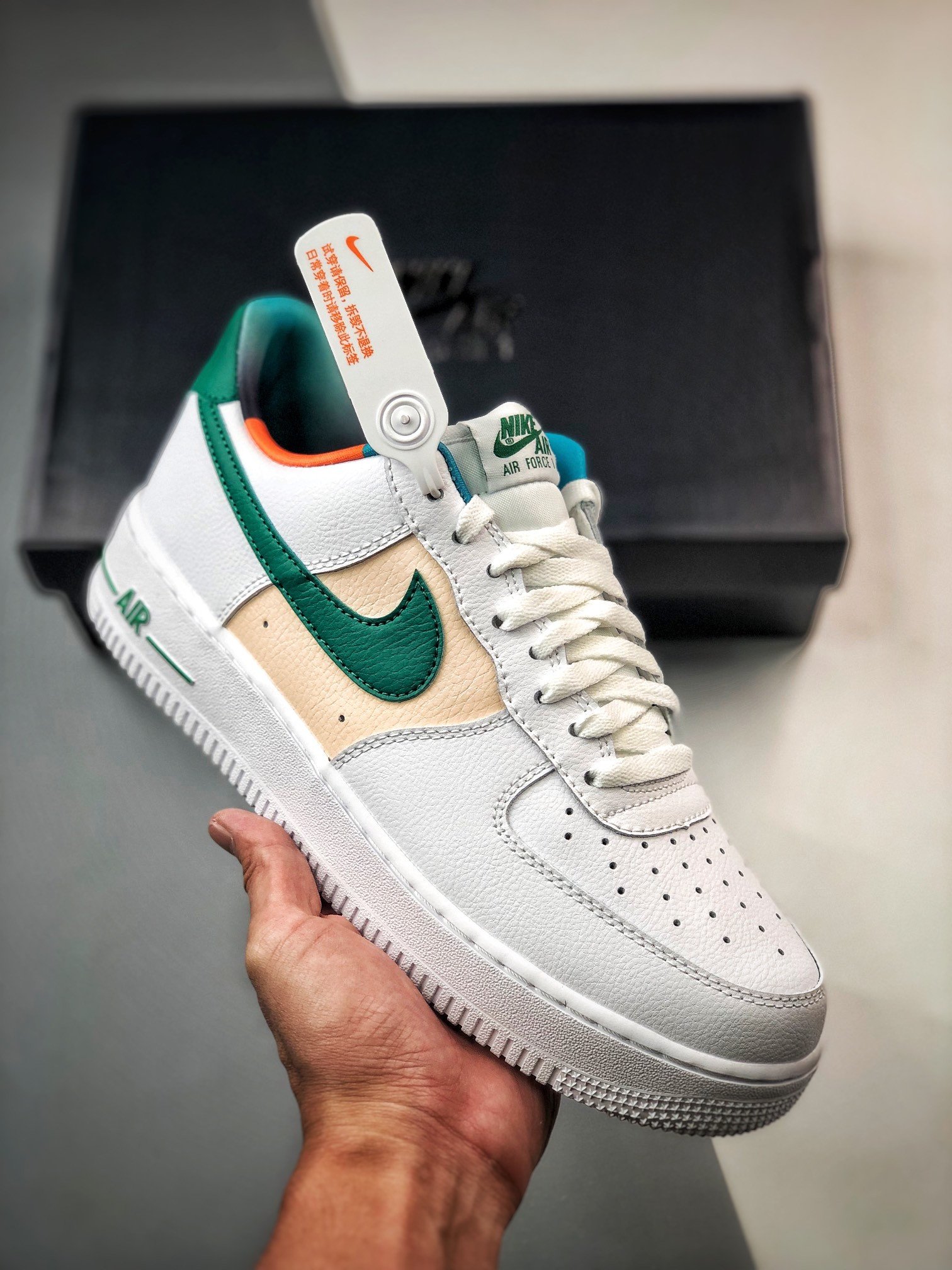 Nike Air Force 1 Low EMB WhiteMalachite-Pearl White DM0109-100 5340327