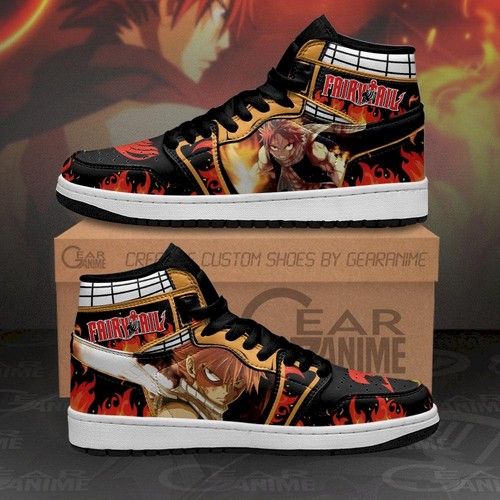 Natsu Dragneel Jordan Sneakers Fairy Tail Anime Shoes Mn11 Jordan Sneaker