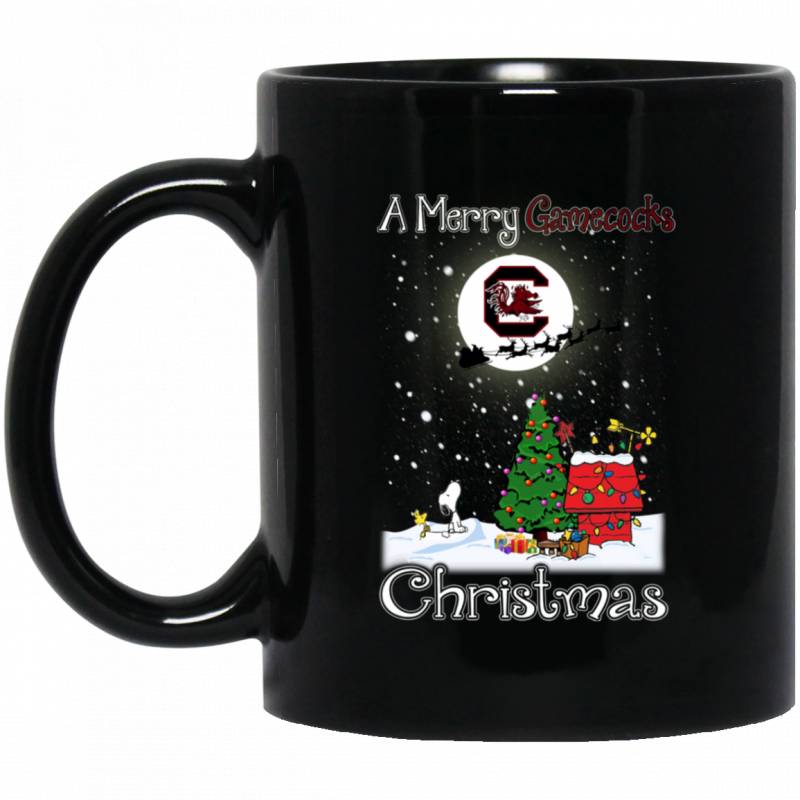 South Carolina Gamecocks Snoopy Ugly Sweaters Merry Christmas