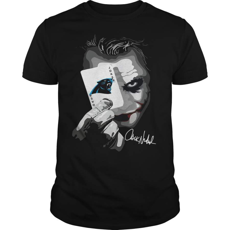 Carolina Panthers Joker Poker T-Shirt