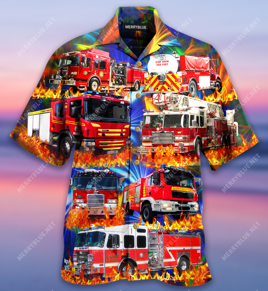 Wee Woo Truck Is Calling And I Must Go Unisex Hawaiian Shirt