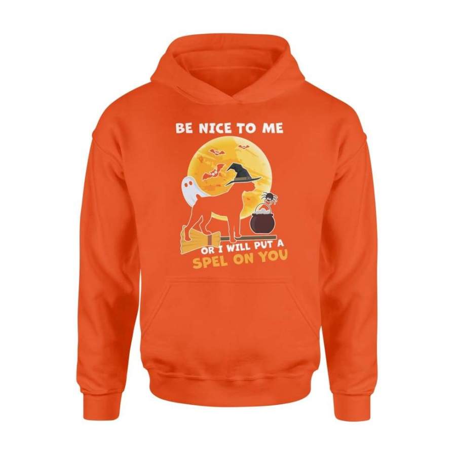 Be Nice To Me Or I Will Spell On You Boxer Halloween Costume Gift Shirt – Standard Hoodie