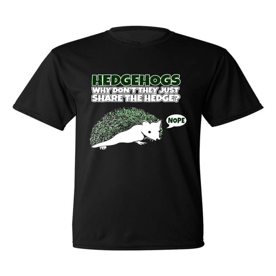 Funny Hedgehog T Shirt Silly Animal Movie Joke Gerbals Short Sleeve T-Shirt