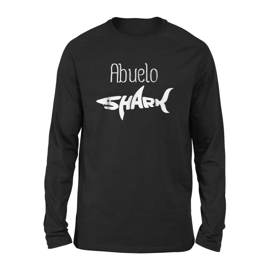 Abuelo Shark Mommy Daddy Matching Family Shark Long Sleeve T-Shirt