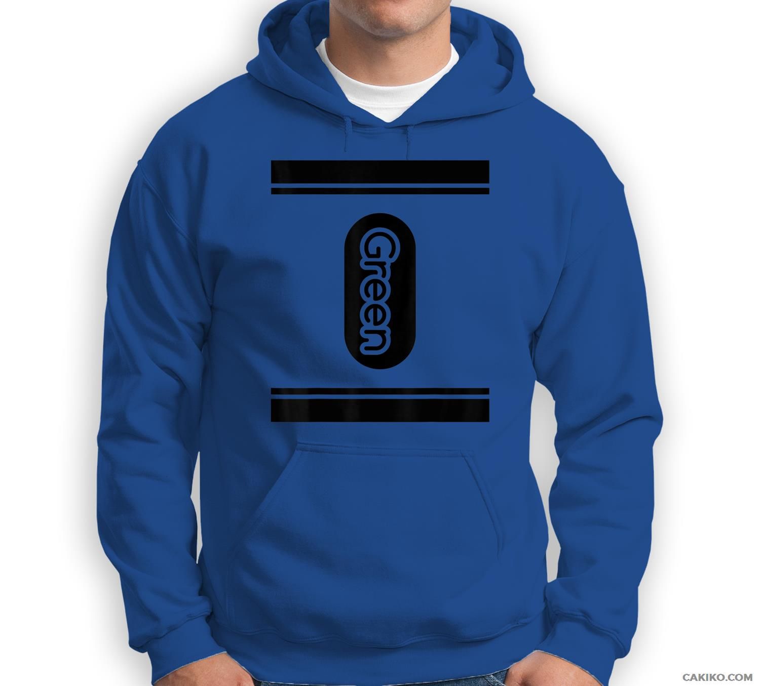 Green Crayon Halloween Costume Couple Friend Group Sweatshirt & Hoodie