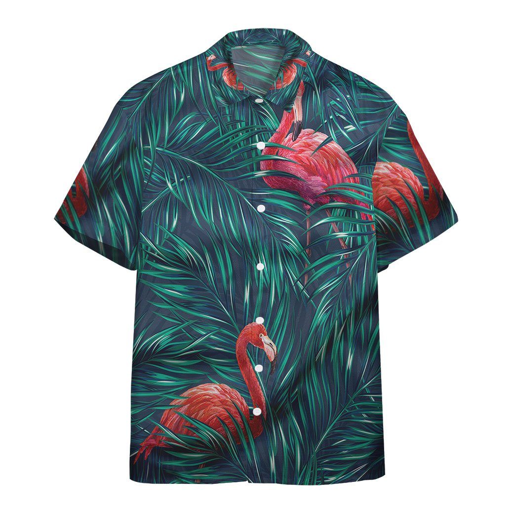 Flamingo Tropical Custom Hawaii Shirt For Men Women Adult Ha51936