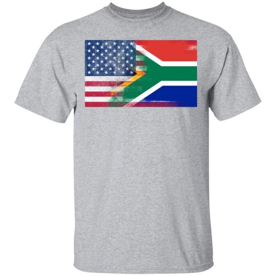 South African American Half South Africa Half Flag – Contrast Coffee Mug