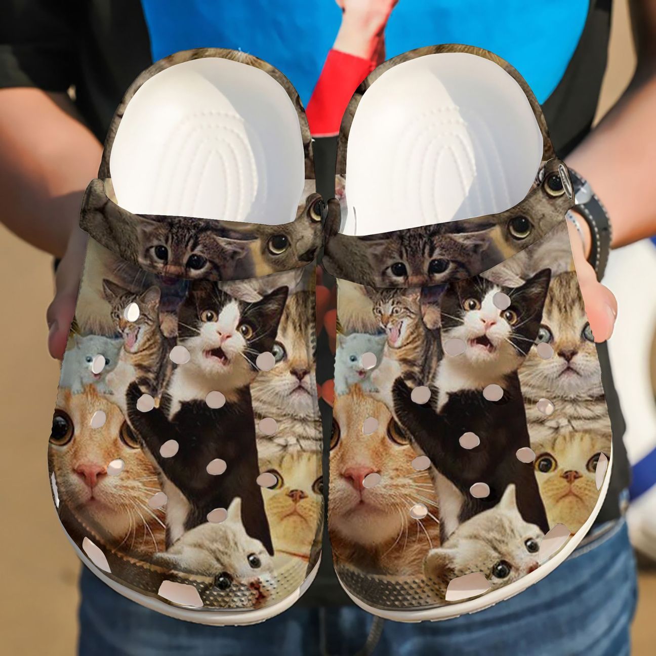 Cat Personalized Clog, Custom Name, Text Crazy Cats, Fashion Style For Women, Men, Kid, Print 3D