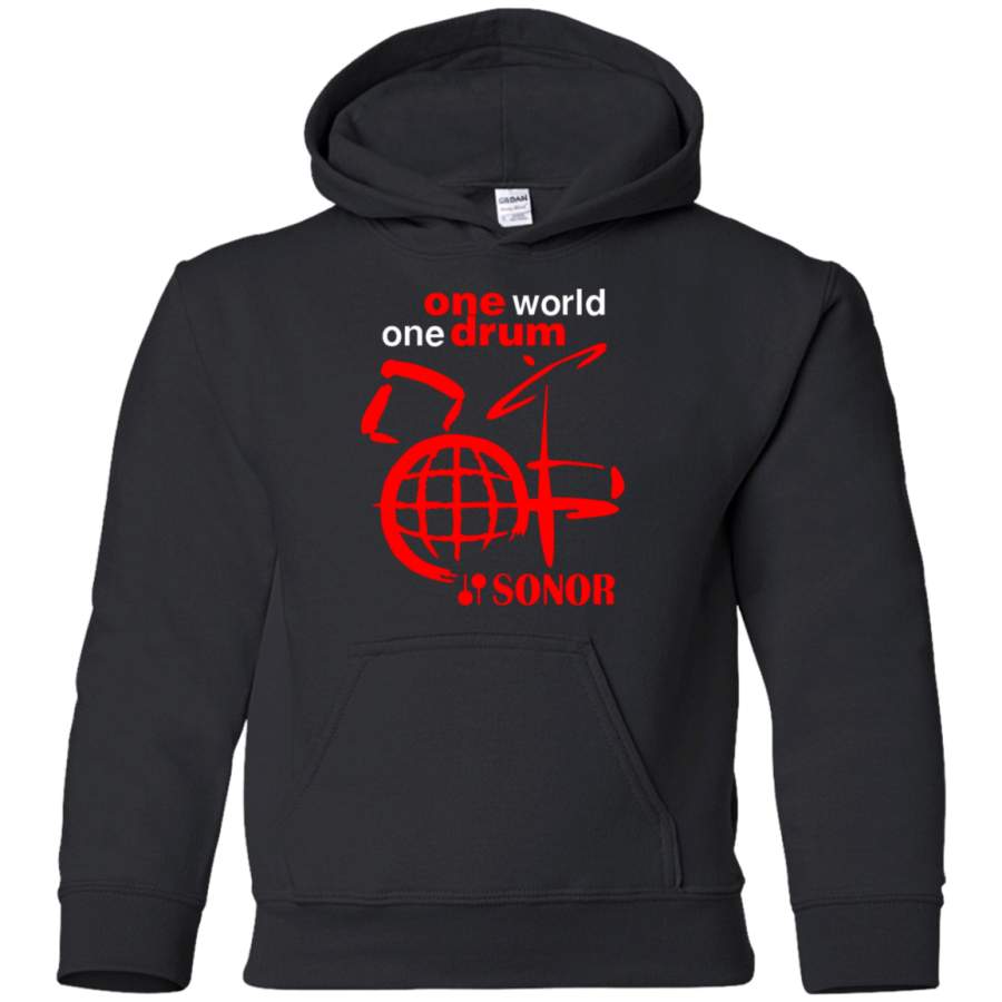 AGR One World One Drum Sonor Youth Pullover Hoodie