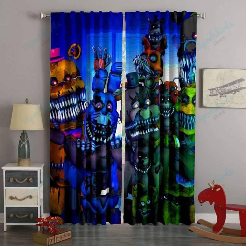 3D Printed Five Nights At Freddy’s Custom Living Room Curtains