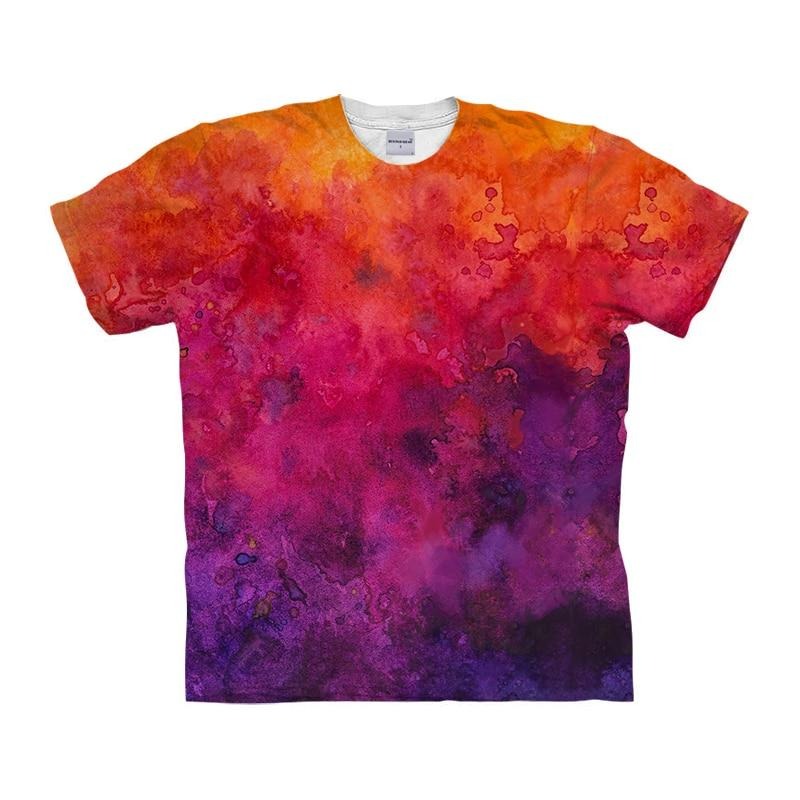 Sunrise Watercolor Splatter T-Shirt