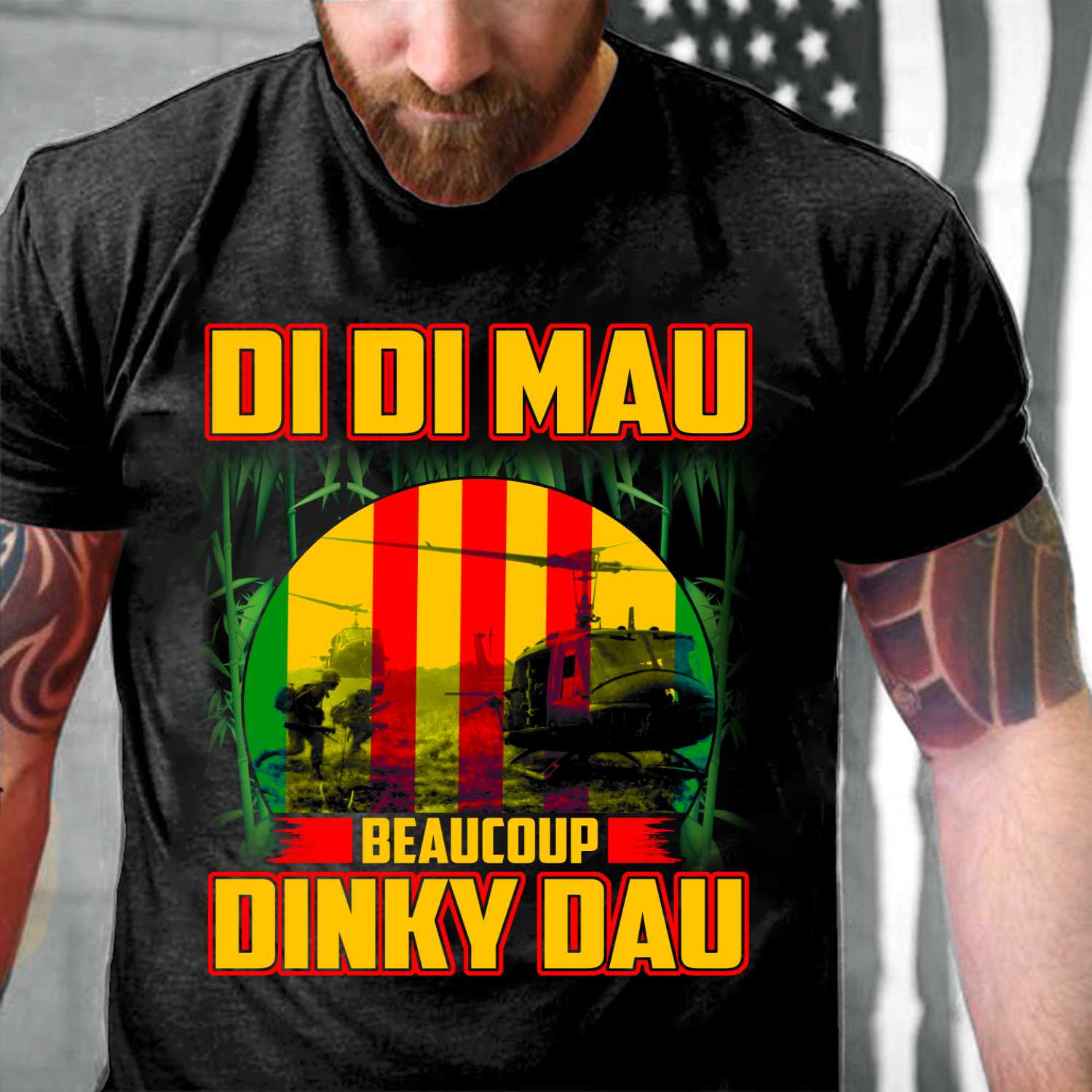 Vietnam Veteran – Di Di Mau Beaucoup Dinky Dau Family Customize Personalized T-Shirt, Hoodie Adult, Kid, Unisex