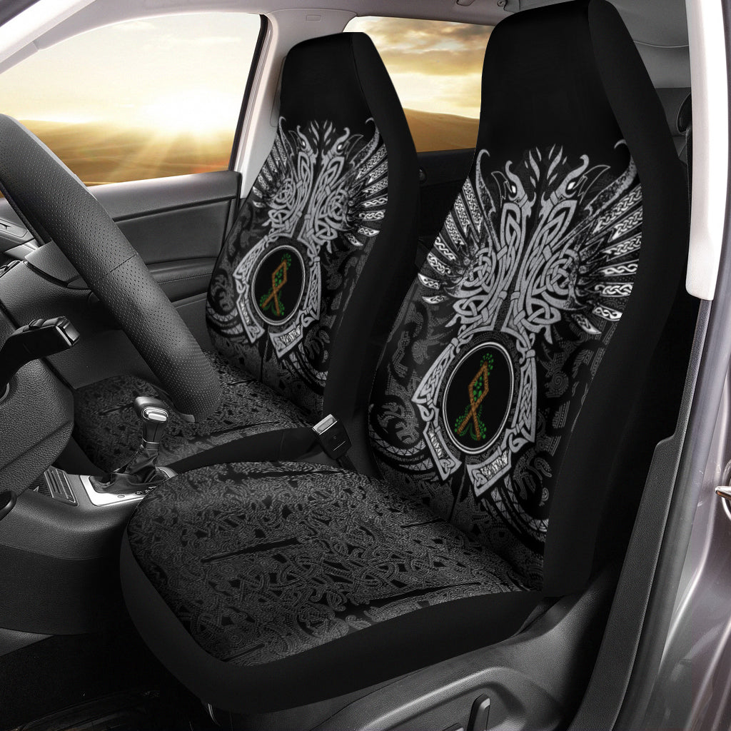 Viking Style Car Seat Covers Othila Rune, Raven Tattoo A31 TattoosCafe