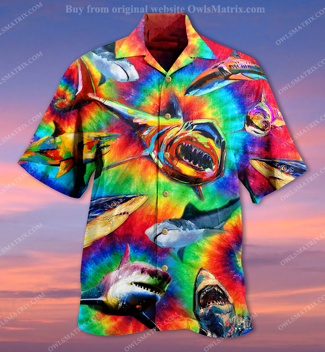 Shark Rainbow Style Limited Edition – Hawaiian Shirt