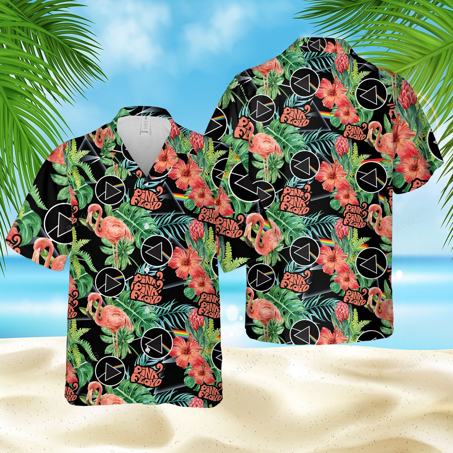 Pin Flamingo Hawaii Aloha Summer Outfit Ha60430