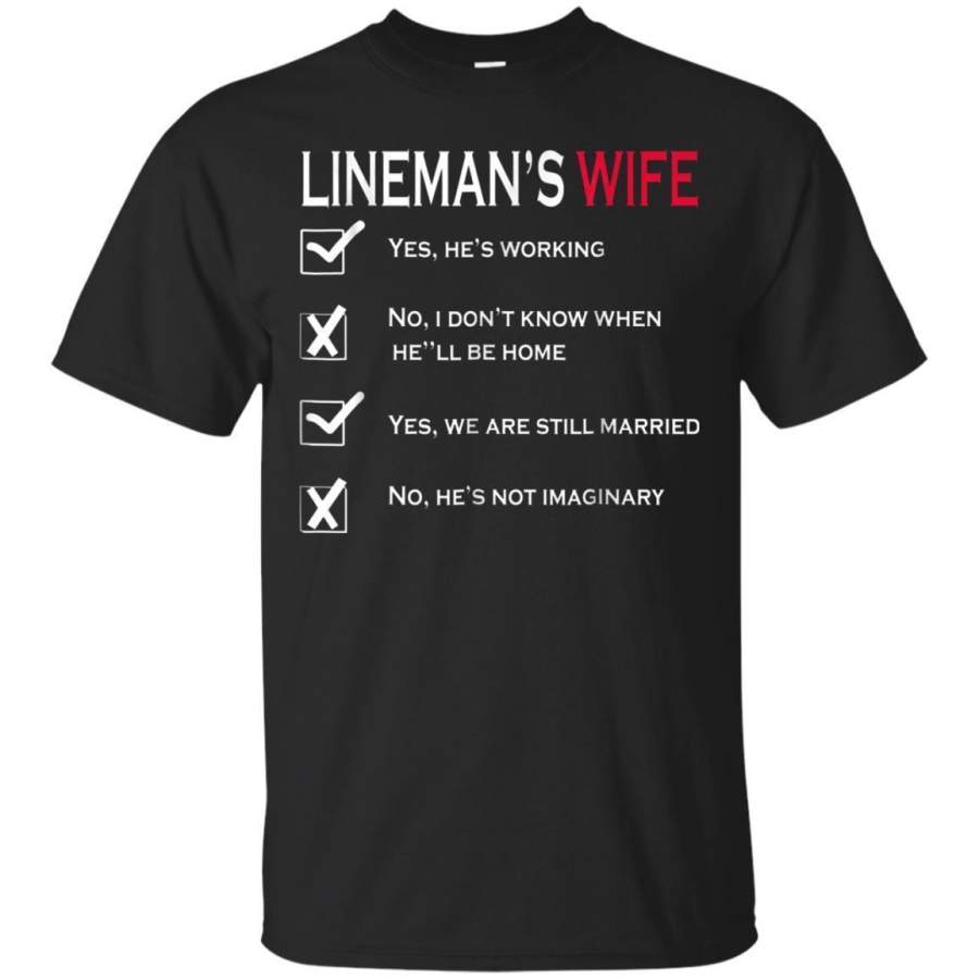 AGR Linemans Wife  Linewife Womens Tshirt Jaq T-shirt