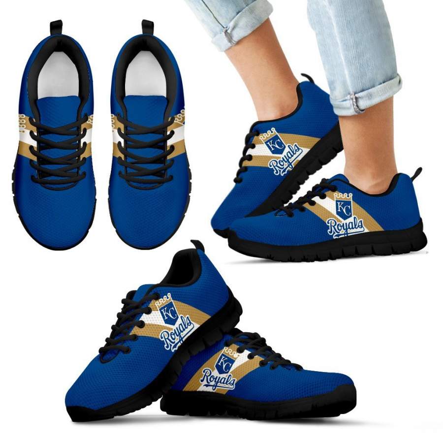 Three Colors Vertical Kansas City Royals Sneakers