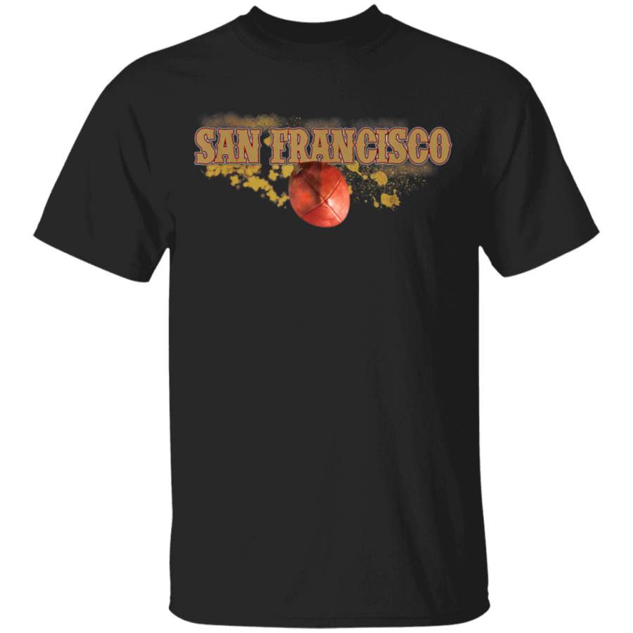 San Francisco Football 1 Point Perspective Football TShirt