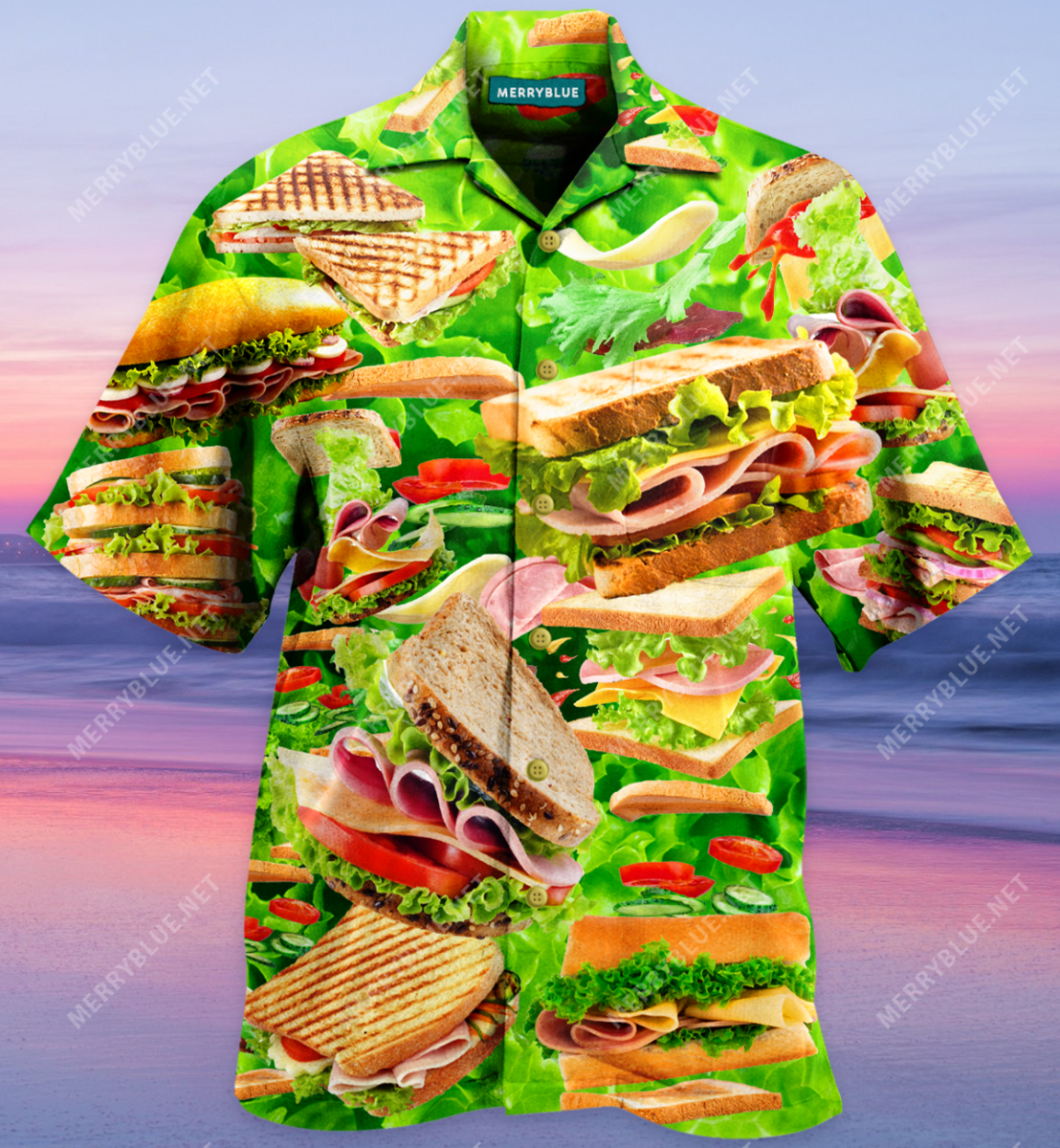 All You Need Is Love And A Tasty Sandwich Unisex Hawaii Shirt Ha80327