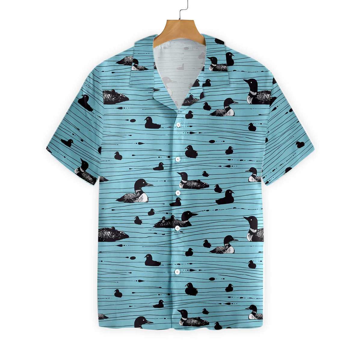 Duck Pattern All Over Printed Hawaii Shirt Ha109167