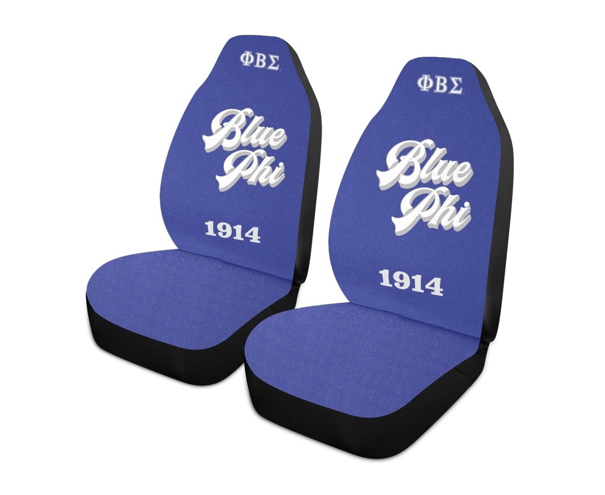 Fraternity Car Seat Cover – Phi Beta Sigma Car Seat Cover Blue Phi 1914 Set Of 2 Car Seat Cover