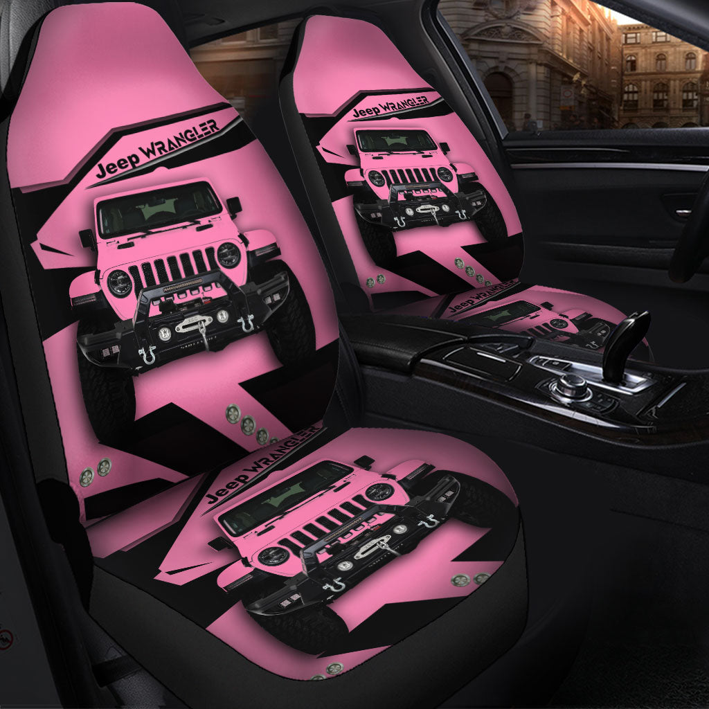 Pink Jeep Premium Custom Car Seat Covers Decor Protectors