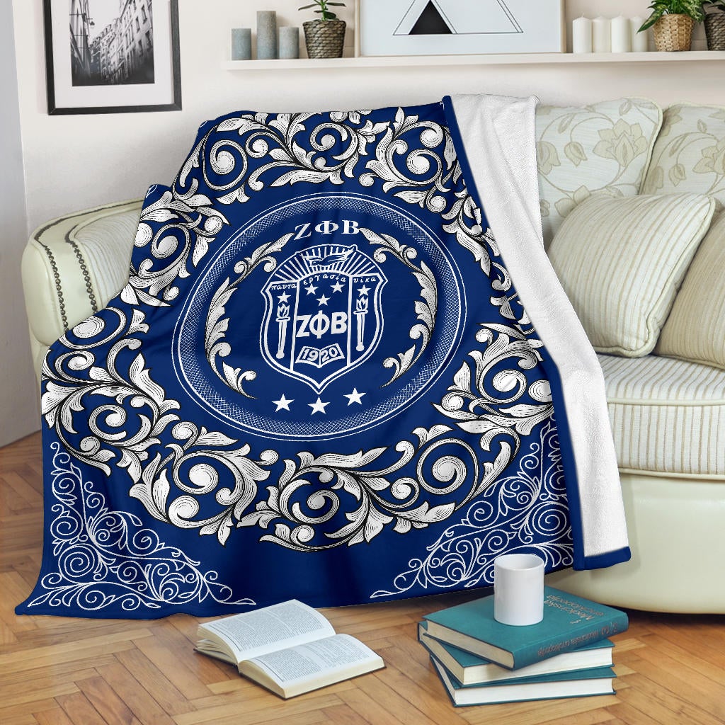 Wonderprint Premium Blanket Zeta Phi Beta Sorority Premium Blanket Lt10