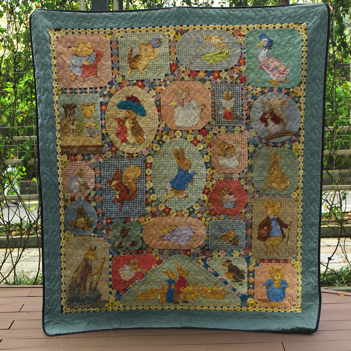 Bunny Easter Wg2207146Cl Quilt Blanket