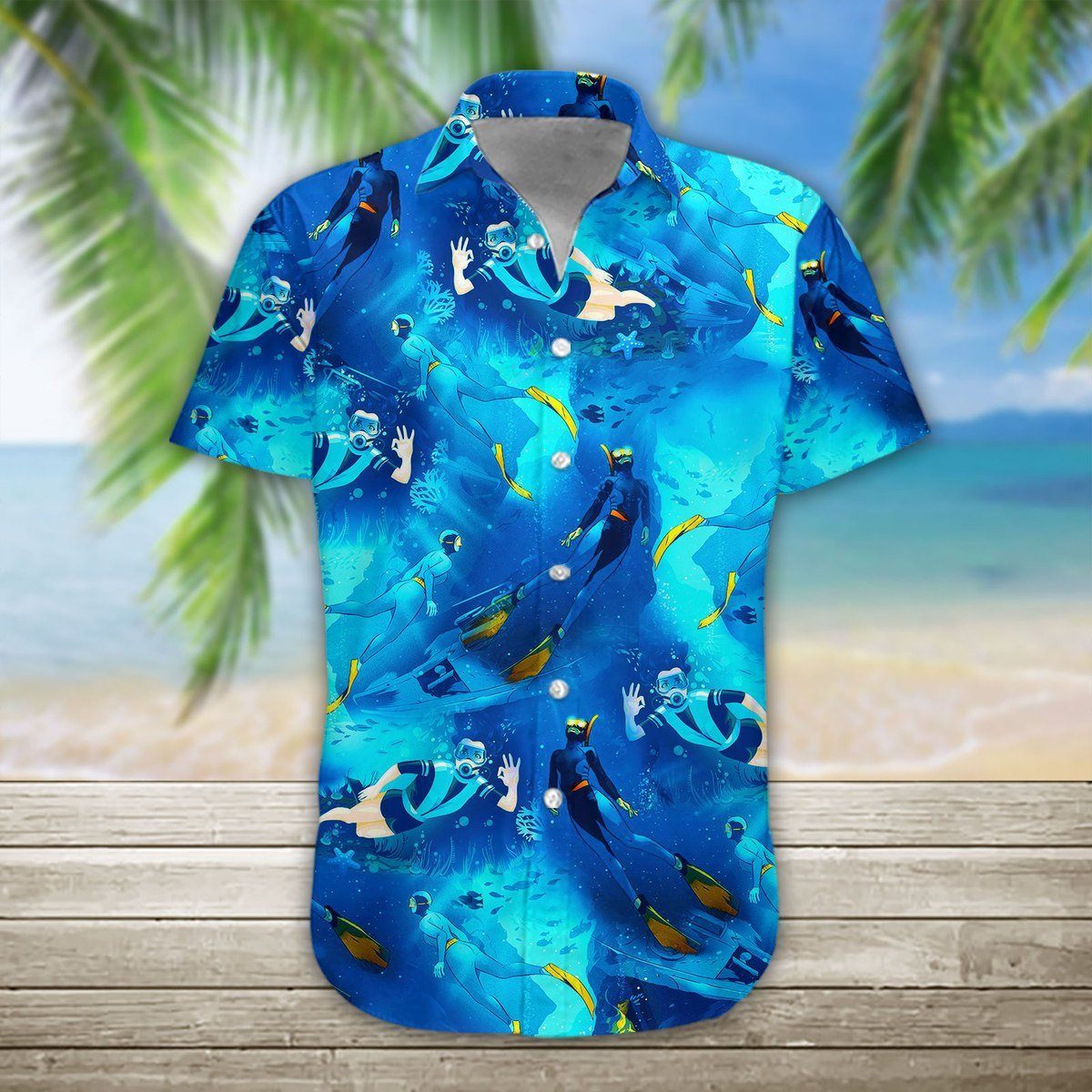 Freediving Hawaii Shirt For Men Women Adult Ha66495