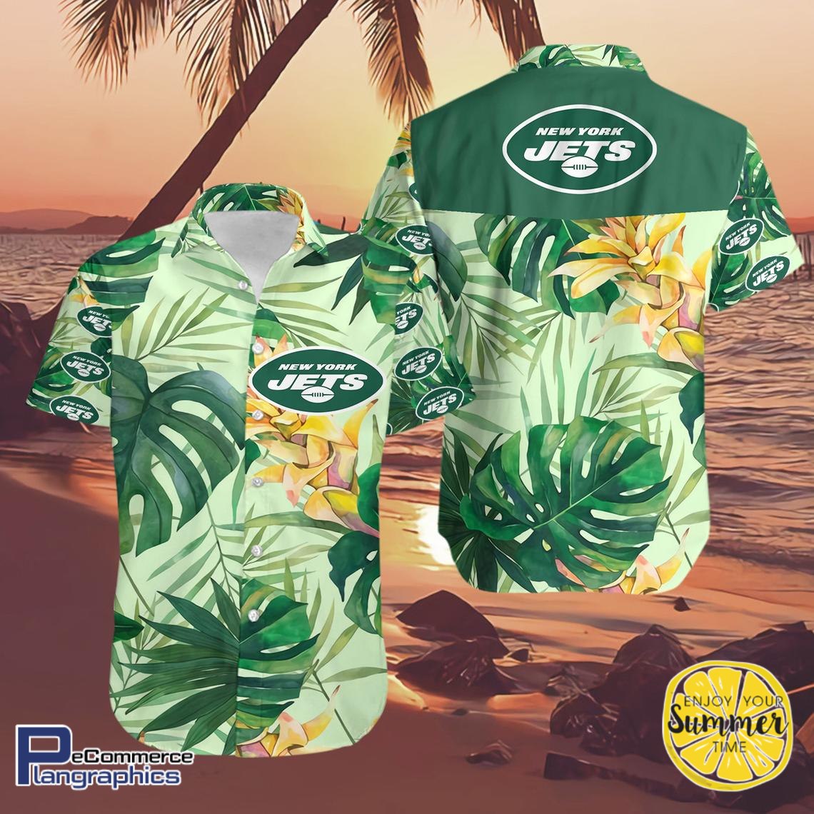 New York Jets Aloha Shirt