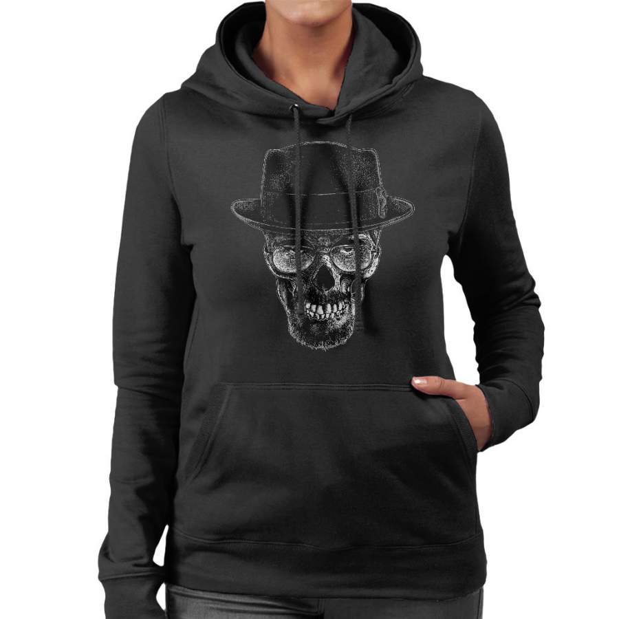 Breaking Bad Heisenberg Skull Women’s Hooded Sweatshirt