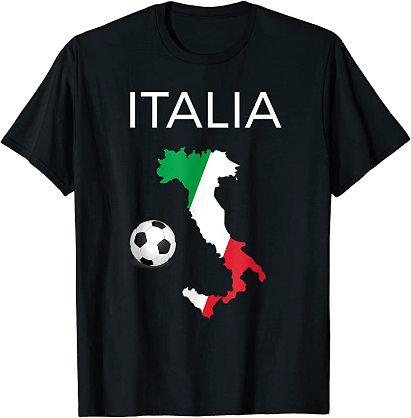 Vintage Retro Italy Soccer Italian Italia Forza Azzurri Fan T-Shirt