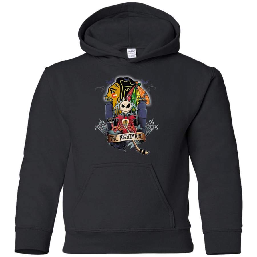 The Nightmare Chicago Blackhawks Youth Kids Pullover Hoodie