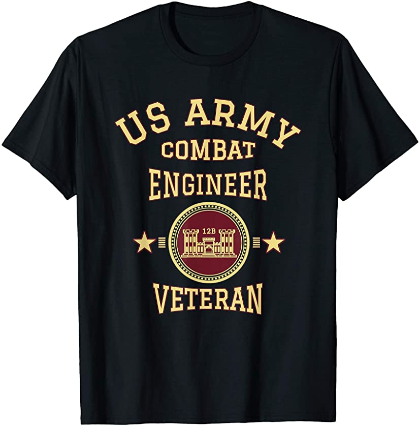 Army Combat Engineer Veteran Essayons Military Vintage Gift T-Shirt