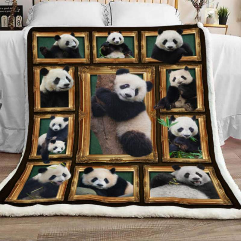 Panda Sherpa Blanket JR2002 67O49