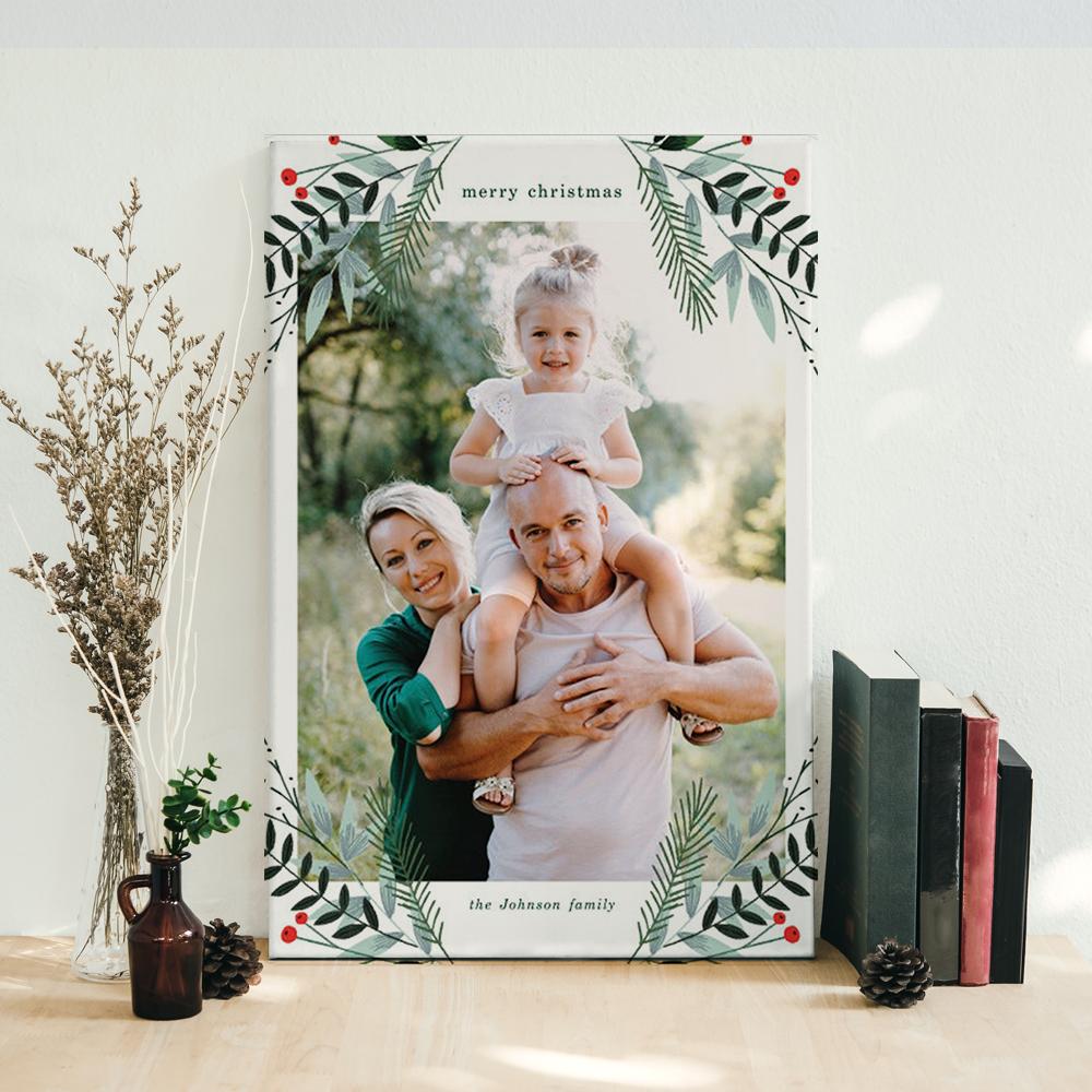 ViticStore™ Wonderful Time, Customize Family Picture – Christmas canvas for decor, family gift, home decor, christmas gift