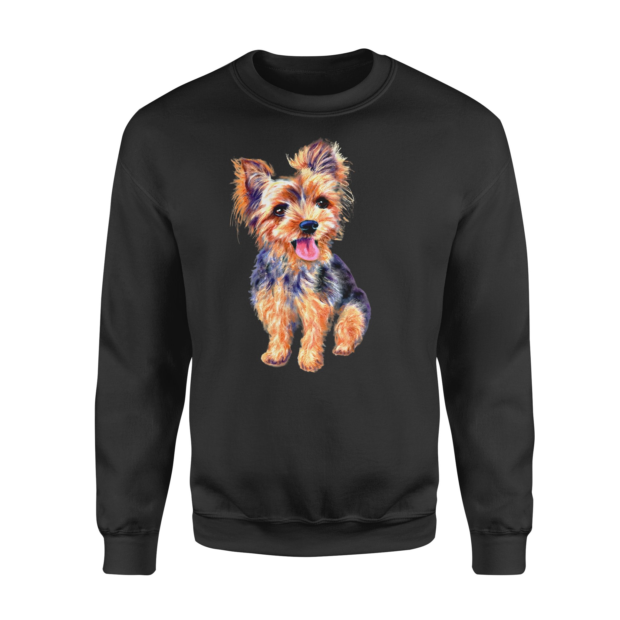 Dog gift idea Yorkie Puppy Birthday T-Shirt – Standard Fleece Sweatshirt