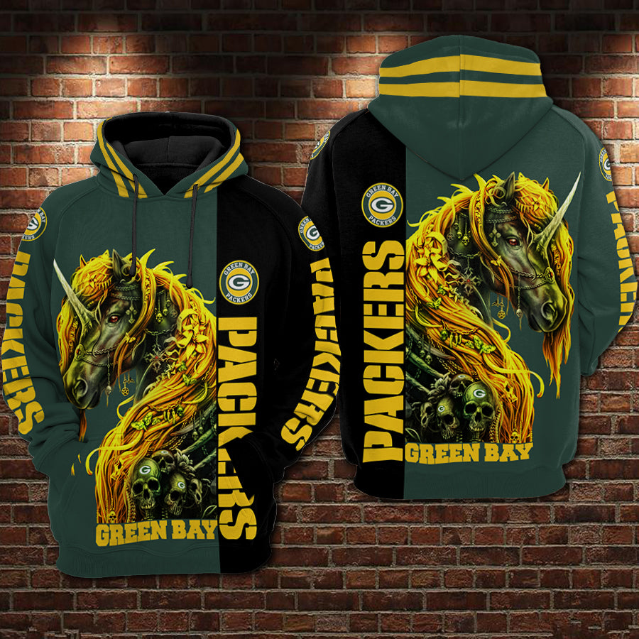 Green Bay Packers 3D Printed Hoodie/Zipper Hoodie 44