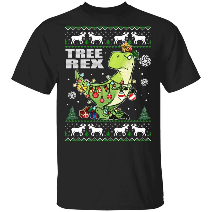 T-rex Tree Rex Christmas Sweater