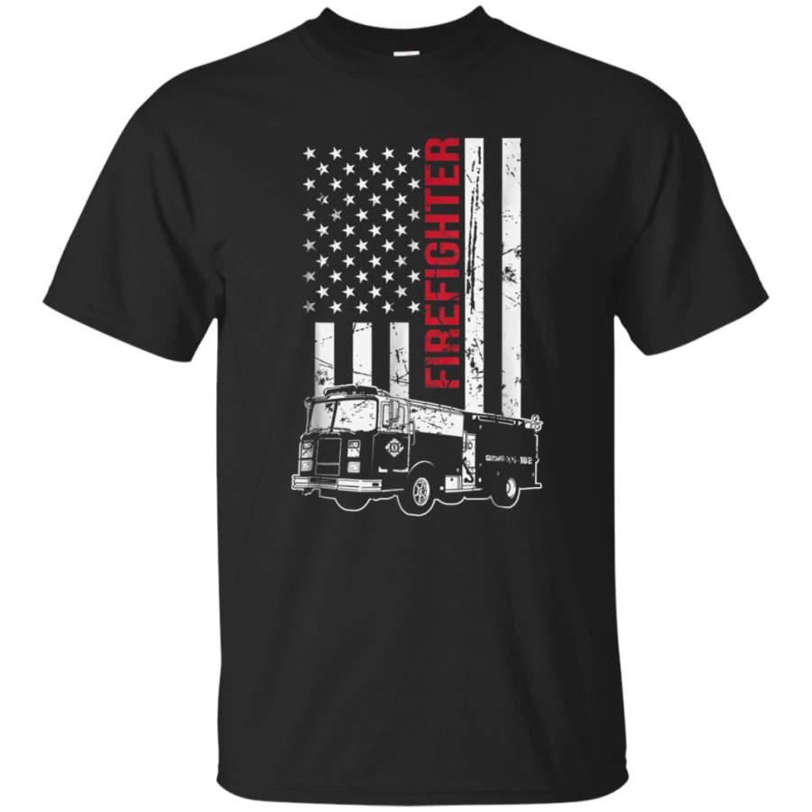 AGR American Firefighter Truck T-Shirt